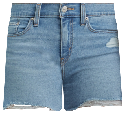 Women's Mid Rise Mid-Length Stretch Shorts