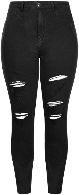 Plus Size Harley Rock N Roll Skinny Jean