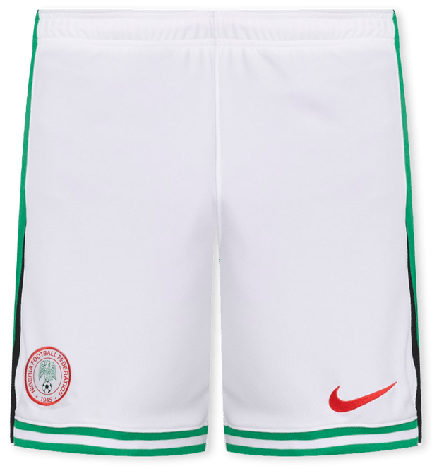 Nigeria 2024 Stadium Home Nike Dri-FIT Replica Fußballshorts für Herren