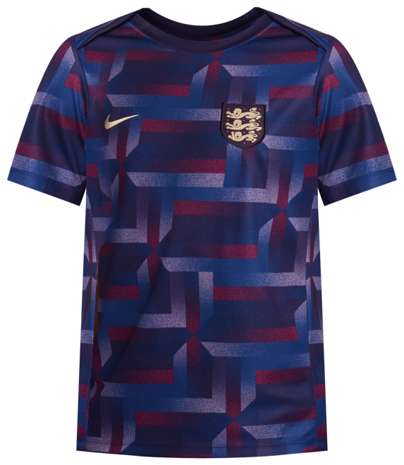 Angleterre Academy Pro Haut de foot à manches courtes d'avant-match Nike Dri-FIT pour homme