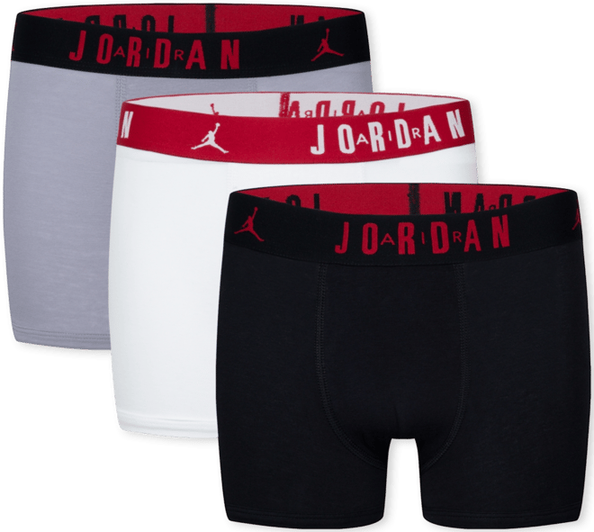 Big Boys Flight Dri-Fit Cotton Core Boxer Briefs, Pack of 3