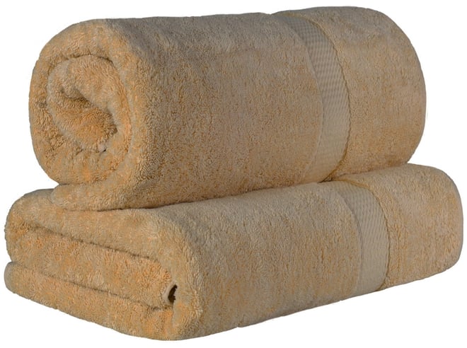 100% Egyptian Cotton 2-Pc Bath Sheet Set