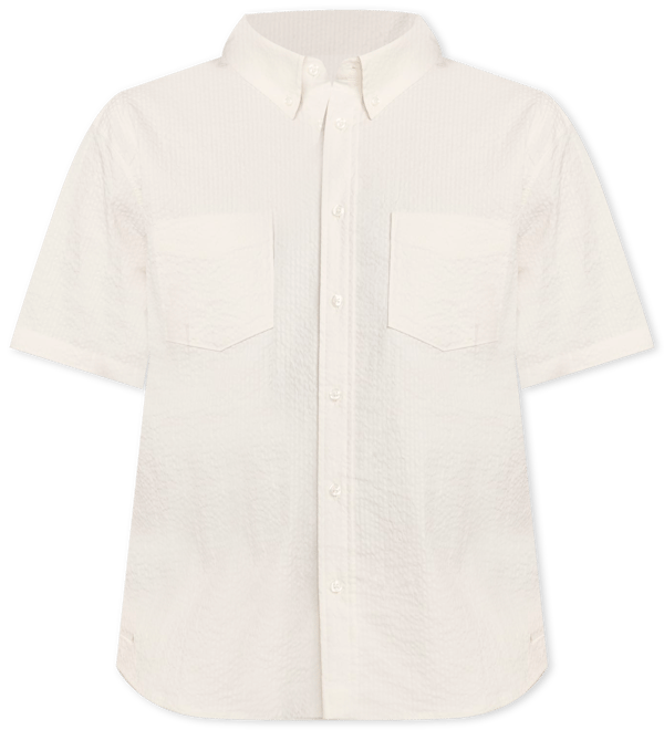 Nike Life Men's Short-Sleeve Seersucker Button-Down Shirt