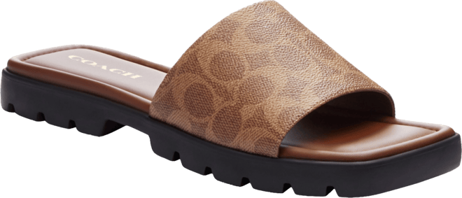 【COACH】Florence スライドサンダル Amazon.com | Coach Womens Florence Sandal, Size 5 | Flats
