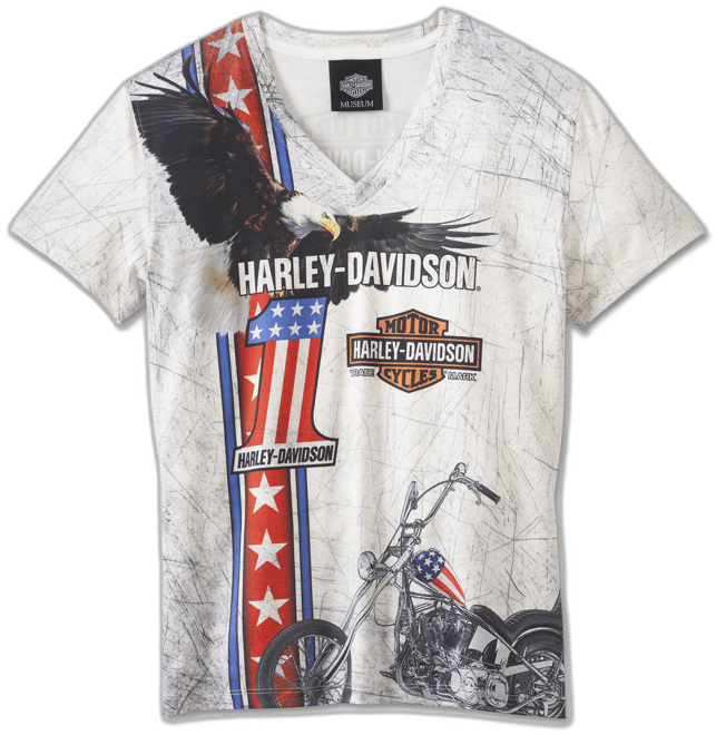 Women's Americana Trademark Bar & Shield Tee
