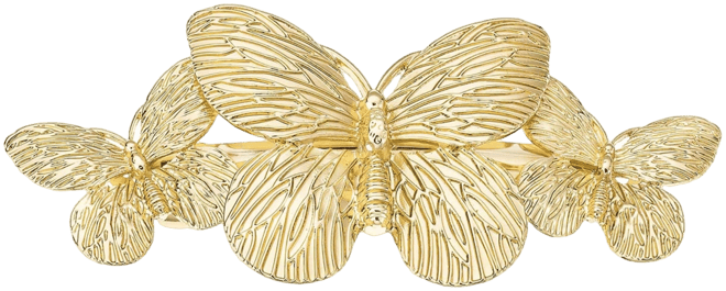 Gimme Butterflies Gold-Tone Hair Clip