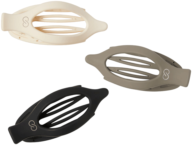 CALIA Flat Claw Clips 3-Pack