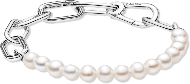 Me Sterling Silver Treated Freshwater Cultured Pearl Bracelet