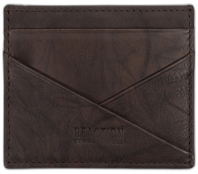Men's Rfid Leather Slimfold Wallet with Removable Magnetic Card Case