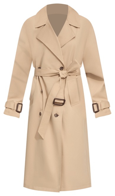 Women's Classic Relaxed Fit Belted Trench Coat