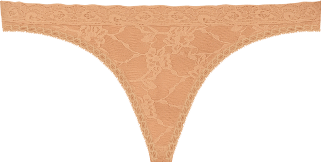 Women's Bliss Allure One Size Lace Thong Underwear 771303