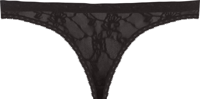 Women's Bliss Allure One Size Lace Thong Underwear 771303