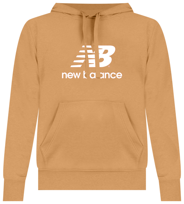 New Balance Homme Sweats à capuche Essentials Stacked Logo French Terry