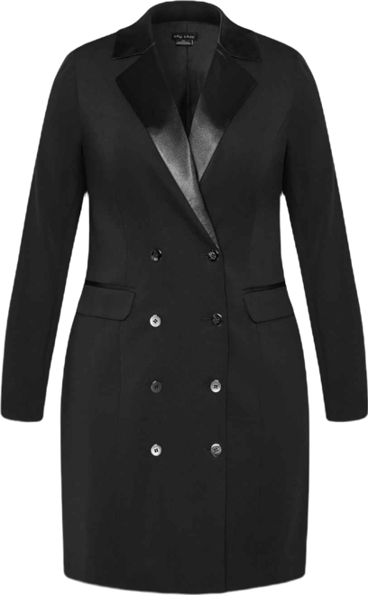 Plus Size Tuxedo Dress