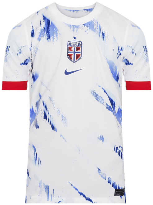 Norway (Women's Team) 2024/25 Stadium Away Big Kids' Nike Dri-FIT Soccer Replica Jersey