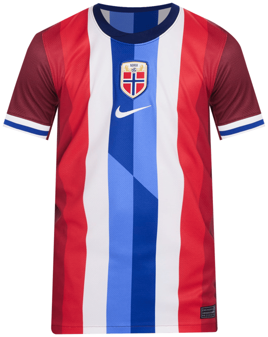 Noruega (equipo para hombre) local 2024/25 Stadium Jersey de fútbol Nike Dri-FIT Replica para niños talla grande