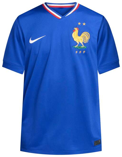FFF (Men's Team) 2024/25 Stadium Home Men's Nike Dri-FIT Soccer Replica Jersey