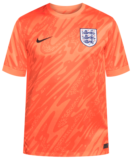 England (Men's Team) 2024/25 Stadium Goalkeeper Men's Nike Dri-FIT Soccer Replica Short-Sleeve Jersey