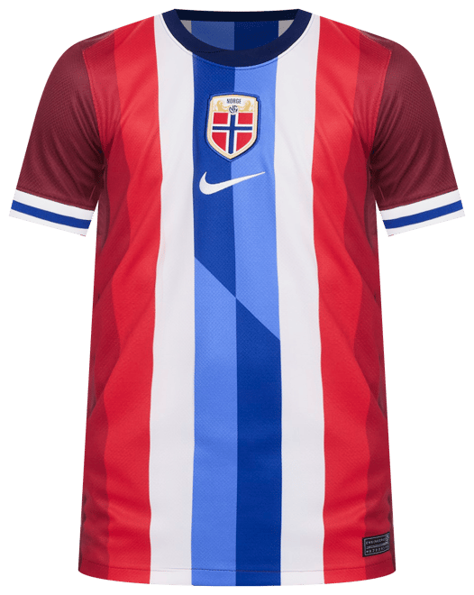 Noruega (equipo para hombre) local 2024/25 Stadium Jersey de fútbol Nike Dri-FIT Replica para niños talla grande