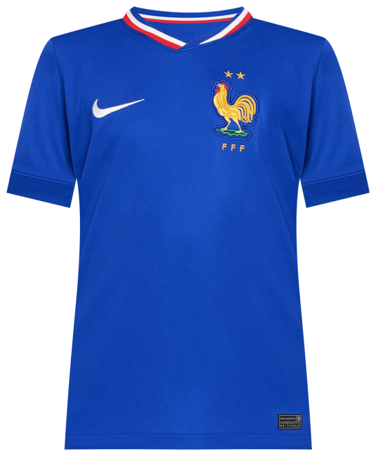 FFF (Men's Team) 2024/25 Stadium Home Women's Nike Dri-FIT Soccer Replica Jersey