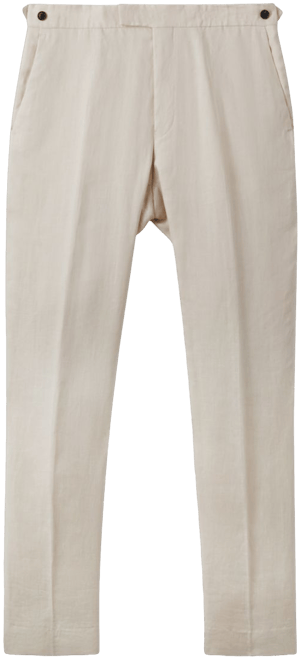 REISS Kin Linen Slim Fit Suit Pants | Bloomingdale's Men