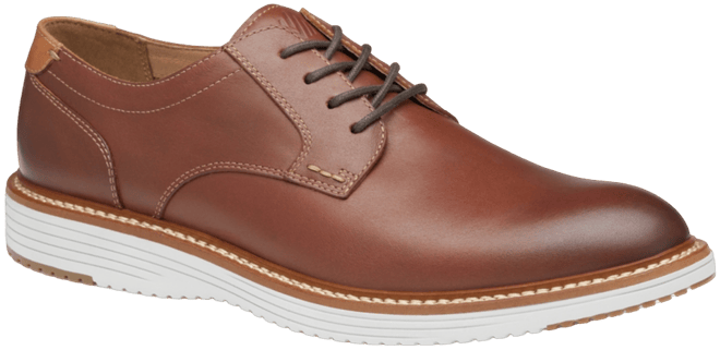 Johnston Murphy Hodges Plain Toe Oxford Casual Lace Up Shoe
