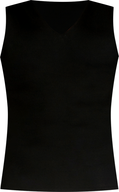 Men's Power Mesh Compression Sleeveless V-Neck Shirt