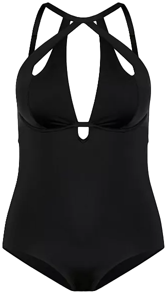 Plus Size Cancun Underwire 1 Piece Swimsuit