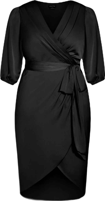 Plus Size Opulent Elbow Sleeve Dress