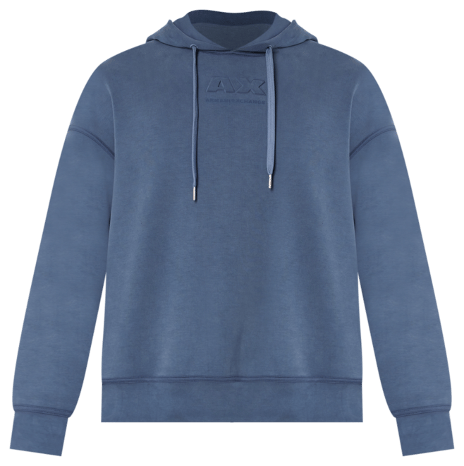 Men's Stretch Ax Logo Hooded Sweatshirt