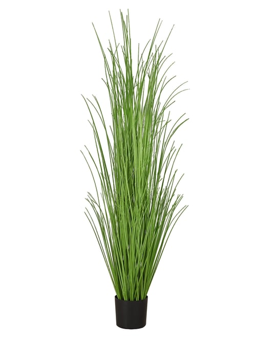 47" Indoor Artificial Floor Grass Tree with Black Pot