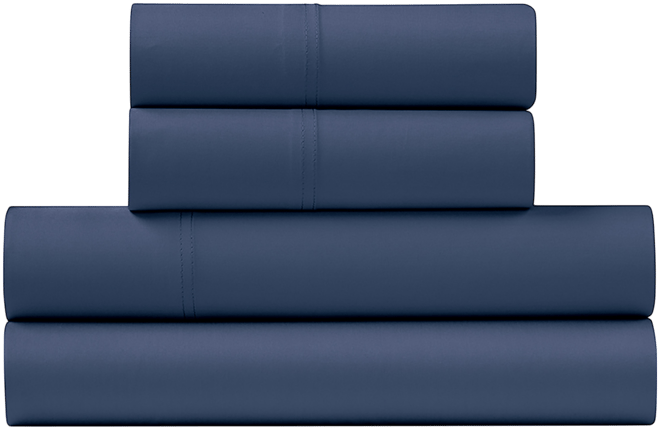 1200 Thread Count 100% Cotton Sateen 4-Pc. Sheet Set, Queen