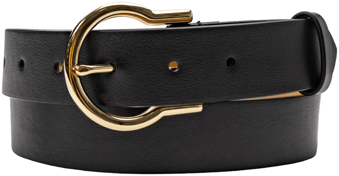 【Cole Haan】★ベルト★ Women's Hinged Buckle Belt Women's Hinged Buckle Belt in Black | Cole Haan
