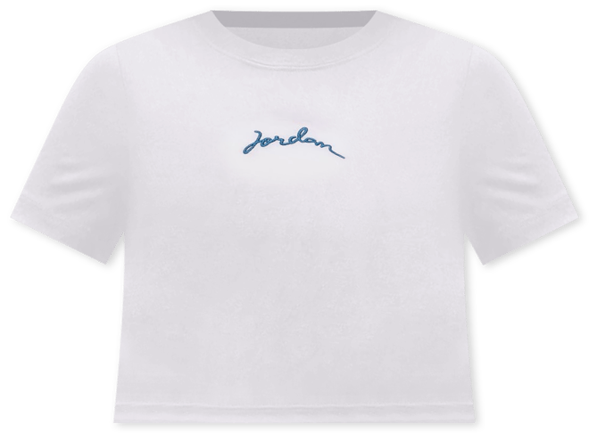 Jordan เสื้อยืดเอวลอยเข้ารูปผู้หญิง