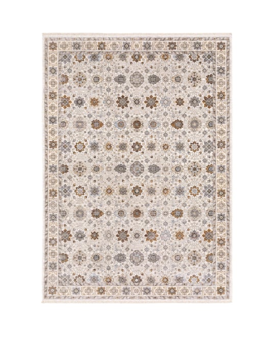 Maharaja 71W Ivory and Gold 5'3" x 7'6" Area Rug