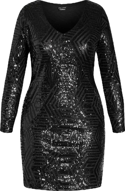 Plus Size Bright Lights Dress