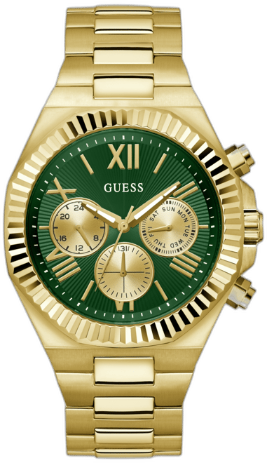 Men's Multi-Function Gold-Tone 100% Steel Watch, 44mm