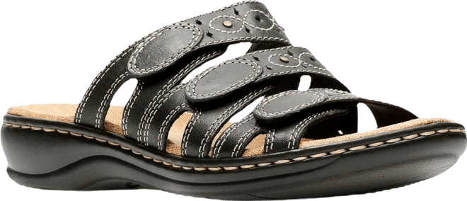 Leisa Cacti Q Triple Strap Slide Sandals