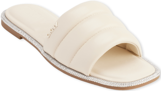 Bethea Quilted Slip-On Slide Sandals