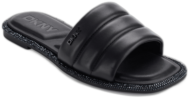 Bethea Quilted Slip-On Slide Sandals
