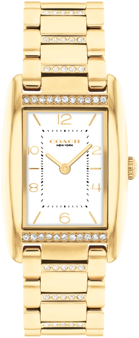 Women's Reese Gold-Tone Stainless Steel Crystal Watch 24mm