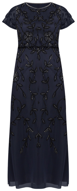 adrianna papell plus size bead-illusion blouson dress Amazon.com: Adrianna Papell Women's Plus-Size 3/4 Sleeve Beaded Illusion  Gown with Sweetheart Neckline, Lead, 14W : Clothing, Shoes & Jewelry