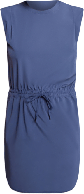 CALIA Women's Dolphin Hem Extended Shoulder Dress