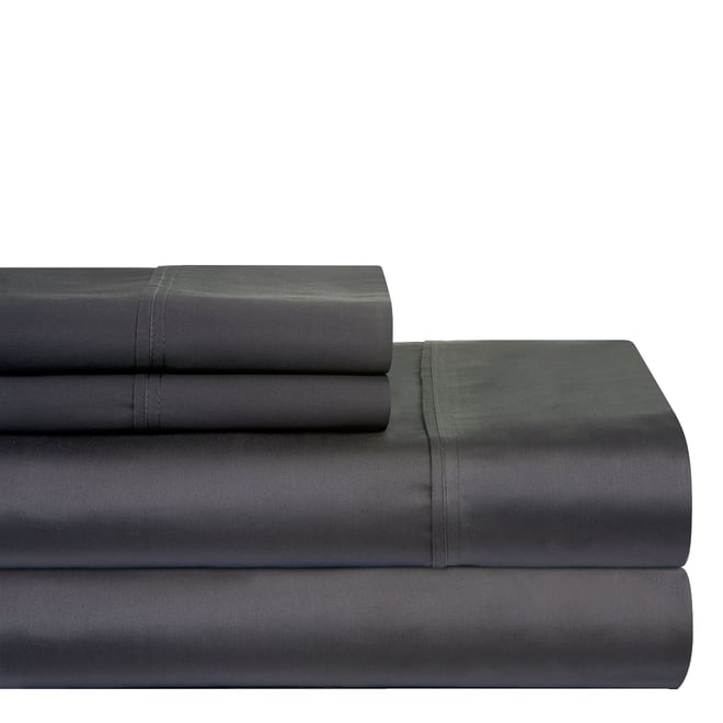 Solid 400 Thread Count Cotton Sateen 4-Pc. Sheet Sets, King