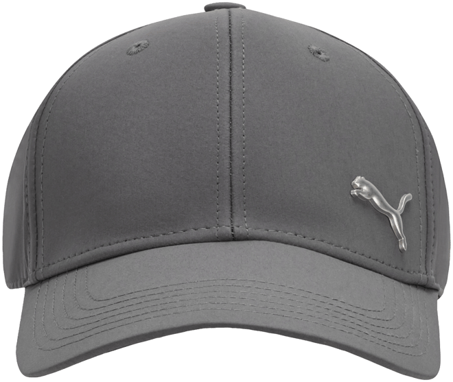 Men's Alloy Solid Color Cat Logo Stretch Fit Cap