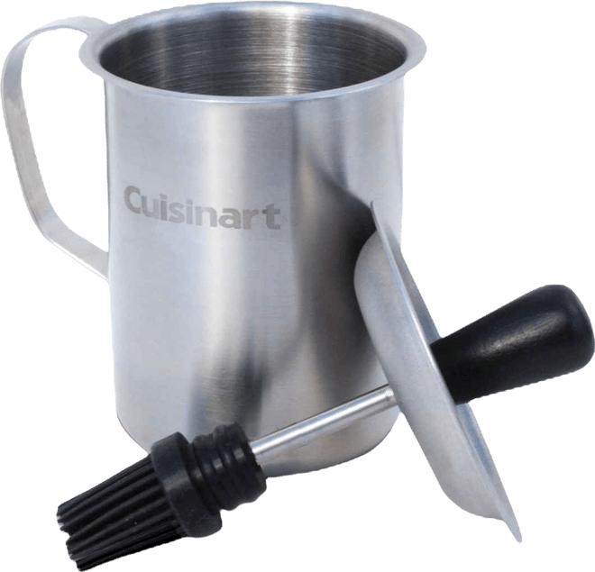 2 Piece 16 Oz Sauce Pot and Basting Brush Set