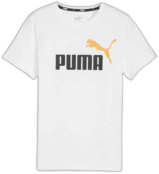 PUMA Essentials+ Two-Tone Logo T-Shirt Big Kids