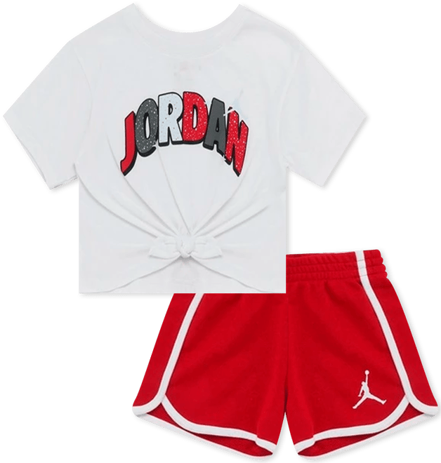 Jordan Jumpman Twinkle Little Kids' French Terry Shorts Set
