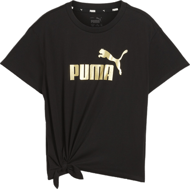 PUMA Essentials+ Logo Knotted T-Shirt Big Kids