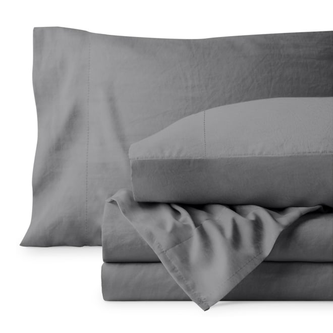 Ultra-Soft Sandwashed Microfiber Sheet Set King